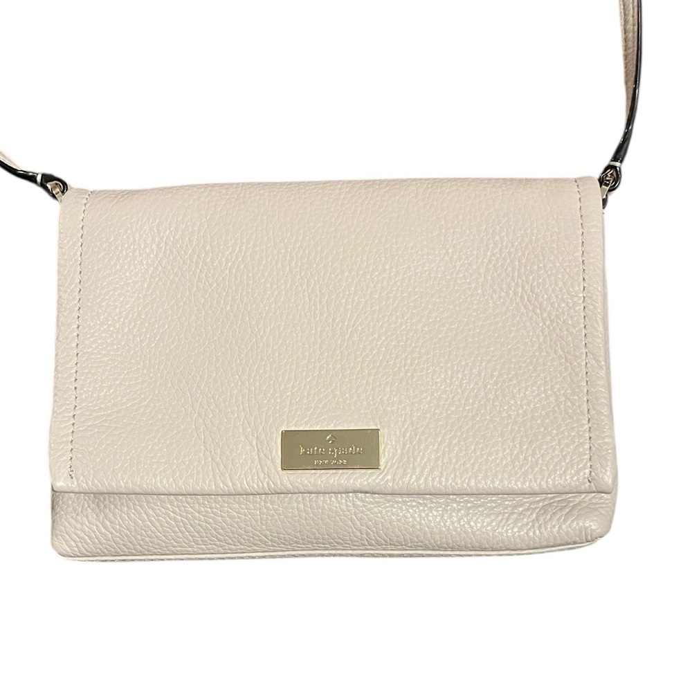 Kate Spade New York Pebbled Leather Crossbody Bag in Eggshell Rose Color - Picture 2 of 8